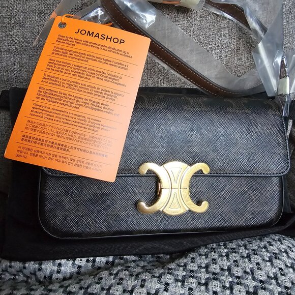 Celine Triomphe Claude Shoulder Handbag - Picture 3 of 9